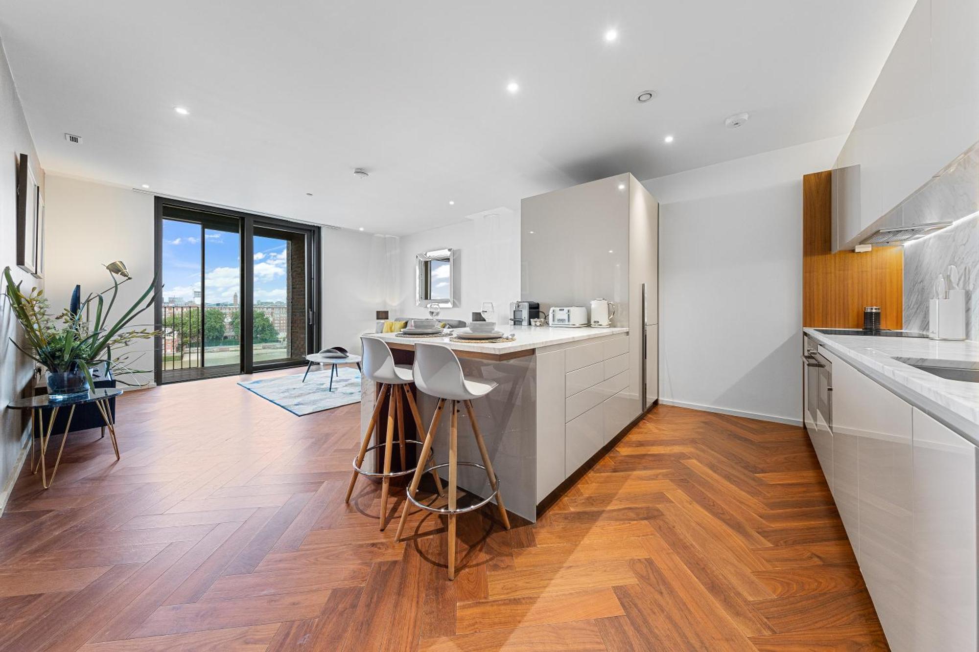 River Panorama Central London 2 Bedroom New Development Bagian luar foto