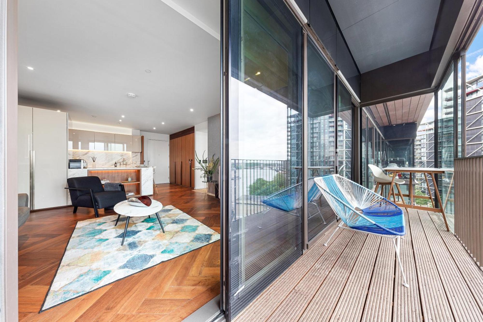 River Panorama Central London 2 Bedroom New Development Bagian luar foto