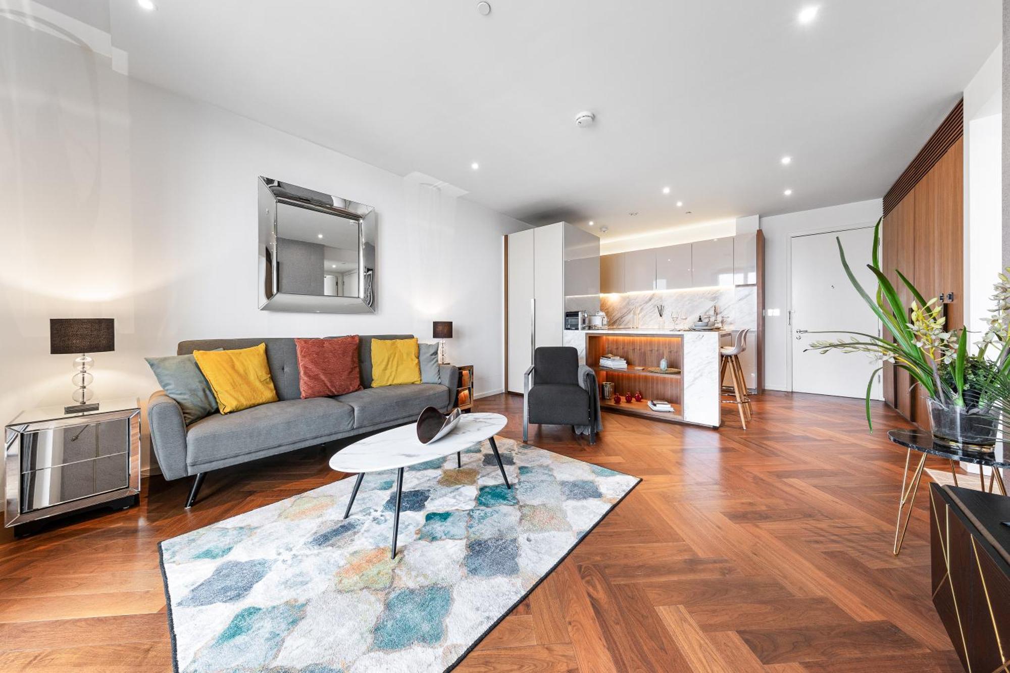 River Panorama Central London 2 Bedroom New Development Bagian luar foto