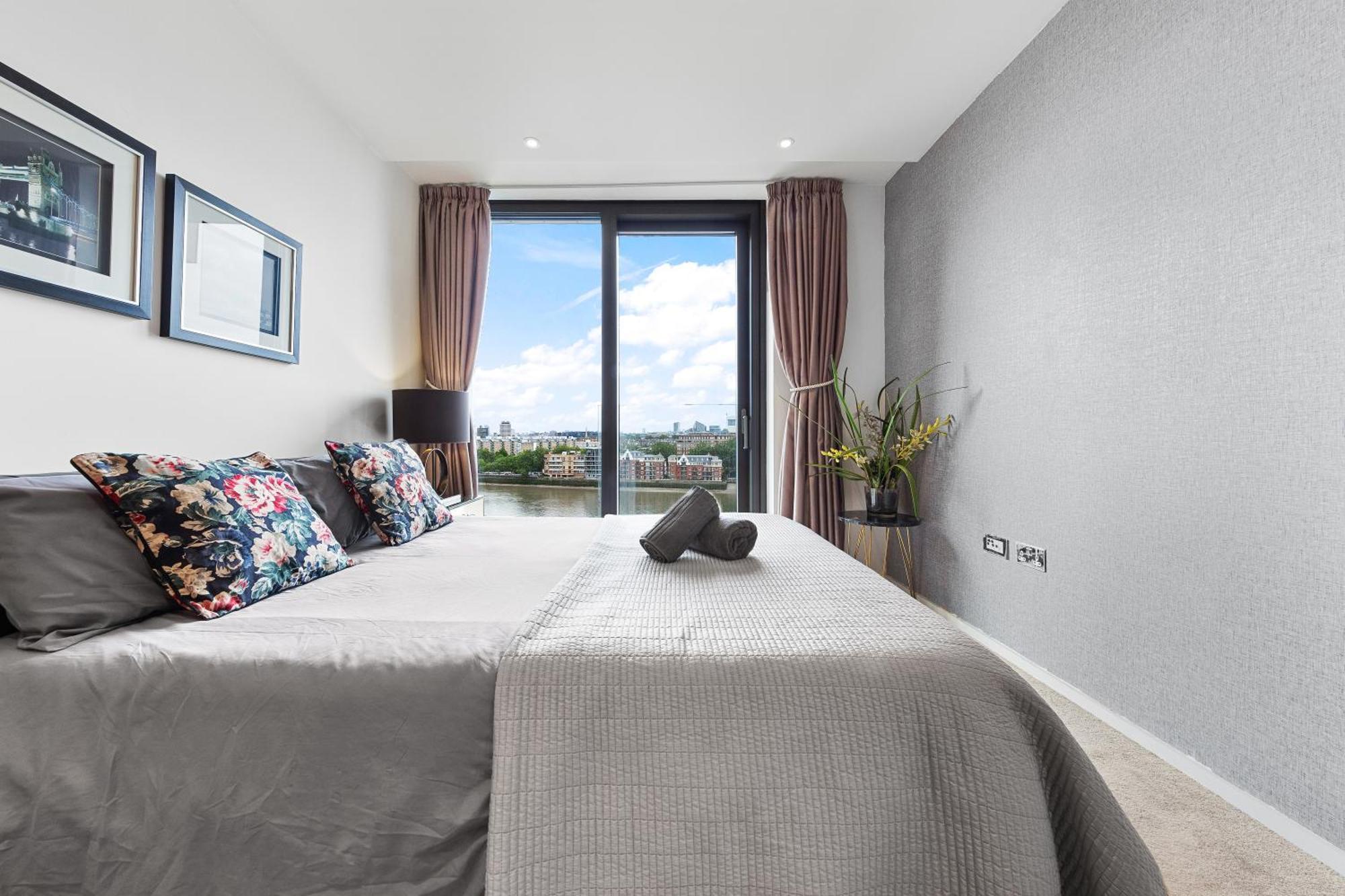 River Panorama Central London 2 Bedroom New Development Bagian luar foto