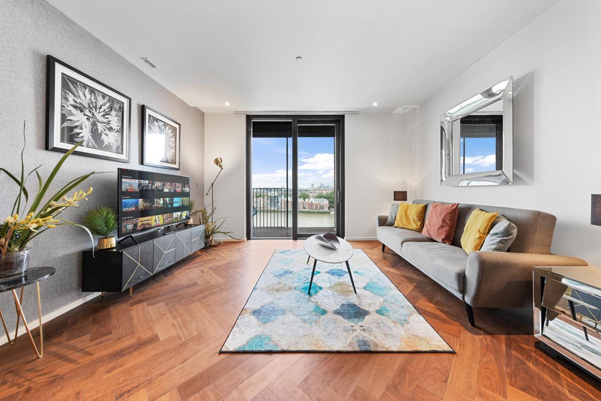River Panorama Central London 2 Bedroom New Development Bagian luar foto