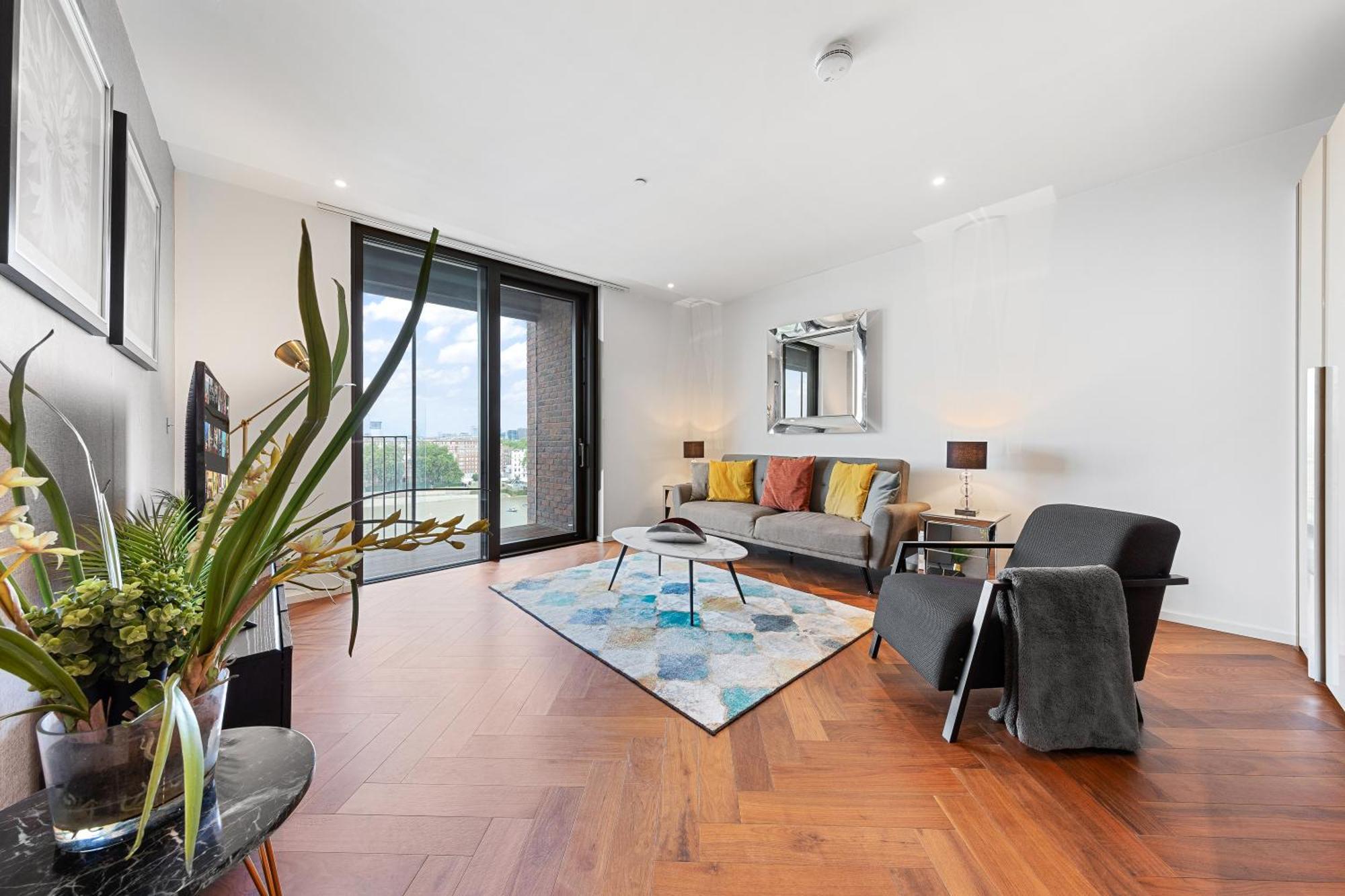 River Panorama Central London 2 Bedroom New Development Bagian luar foto